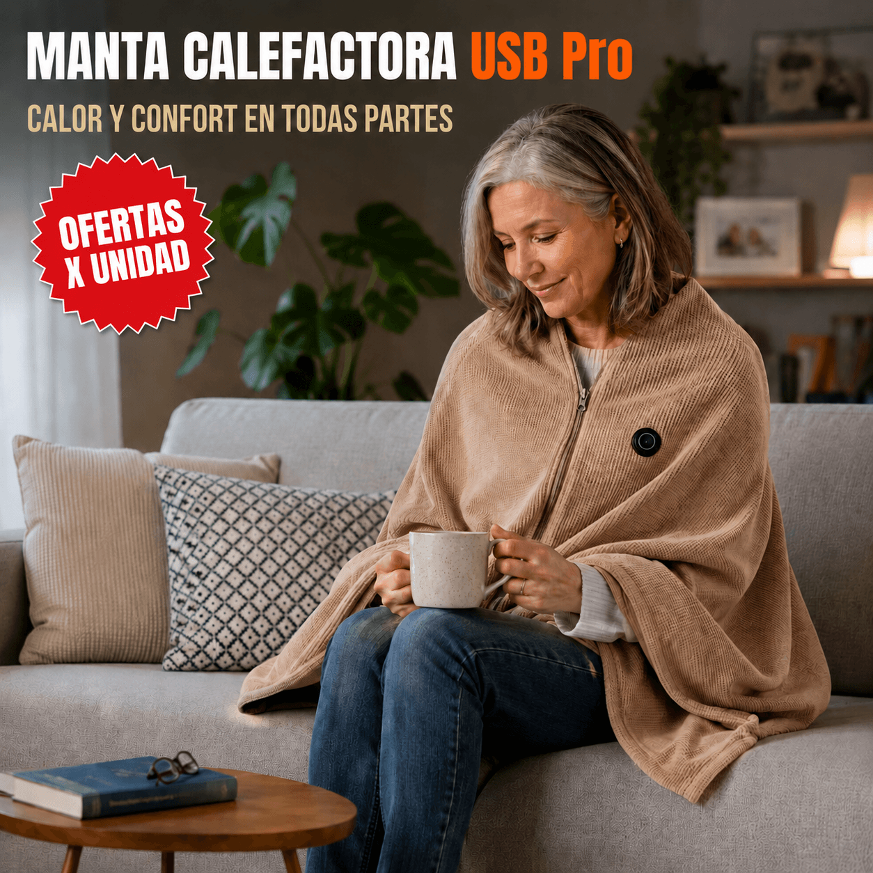 Manta Calefactora USB Pro