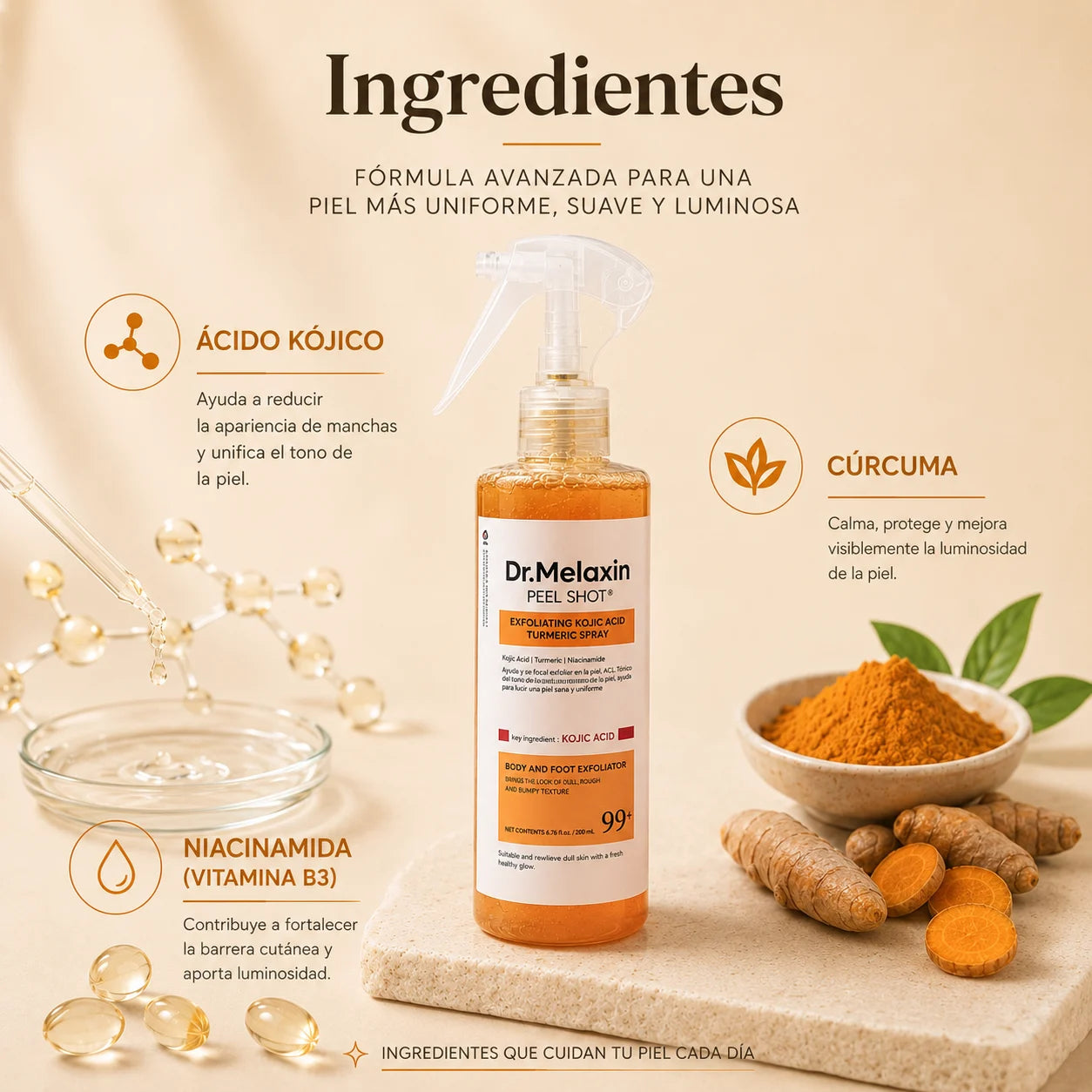 Dr. Melaxin Peel Shot | ¡Adiós Manchas y Piel Opaca!