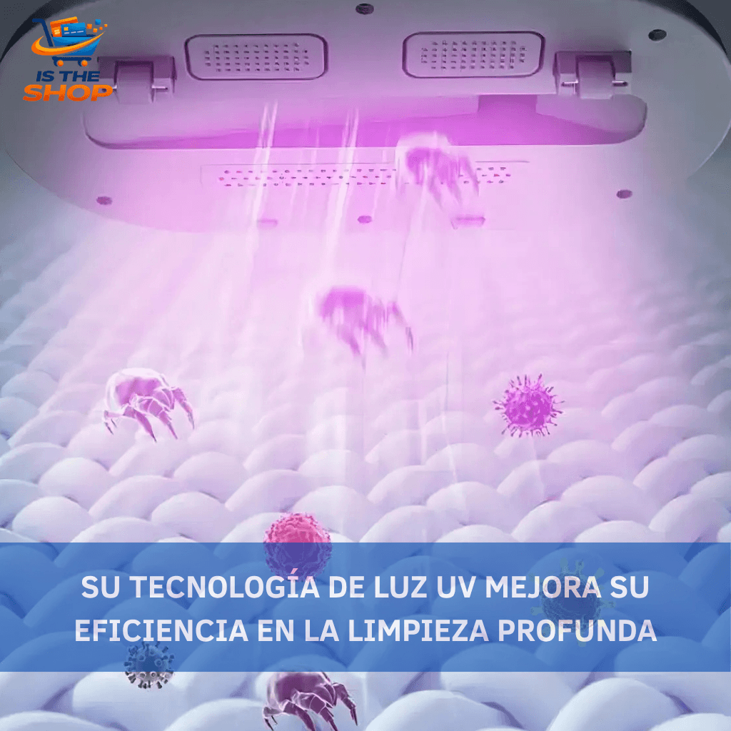 Aspiradora Inalámbrica UV Anti Ácaros