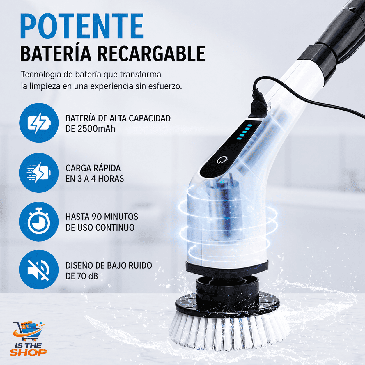 Cepillo Inalámbrico Multiuso