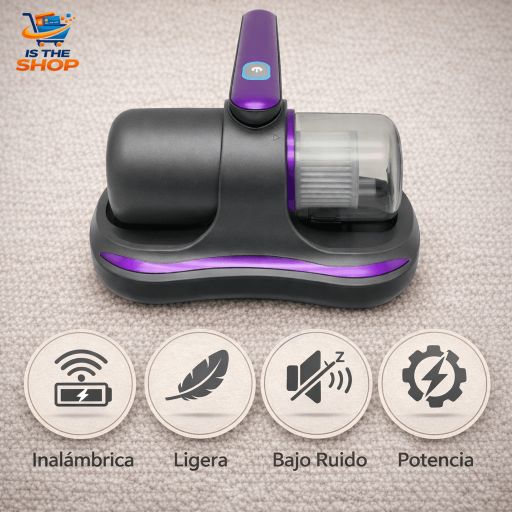 Aspiradora Inalámbrica UV Anti Ácaros