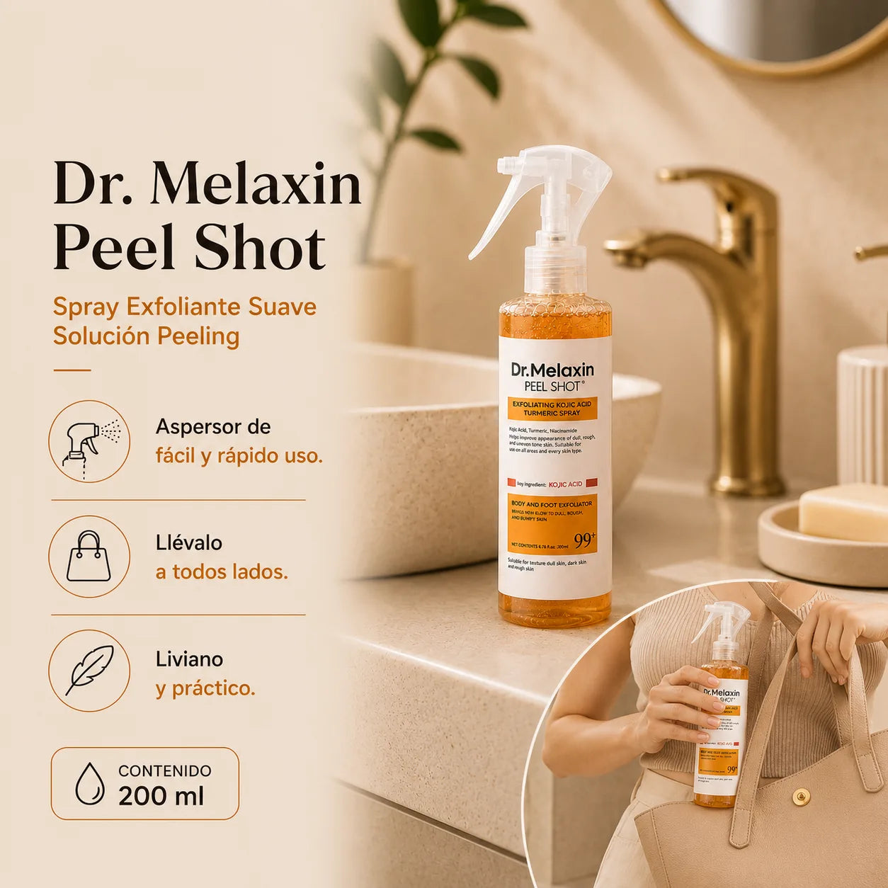 Dr. Melaxin Peel Shot | ¡Adiós Manchas y Piel Opaca!