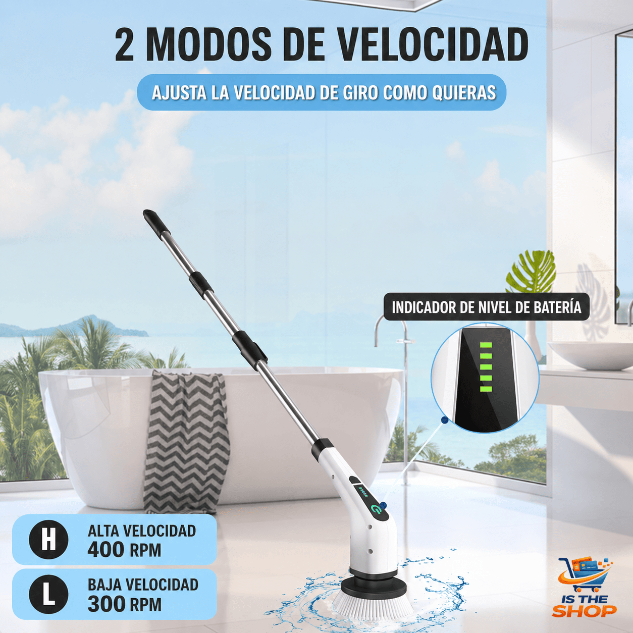 Cepillo Inalámbrico Multiuso