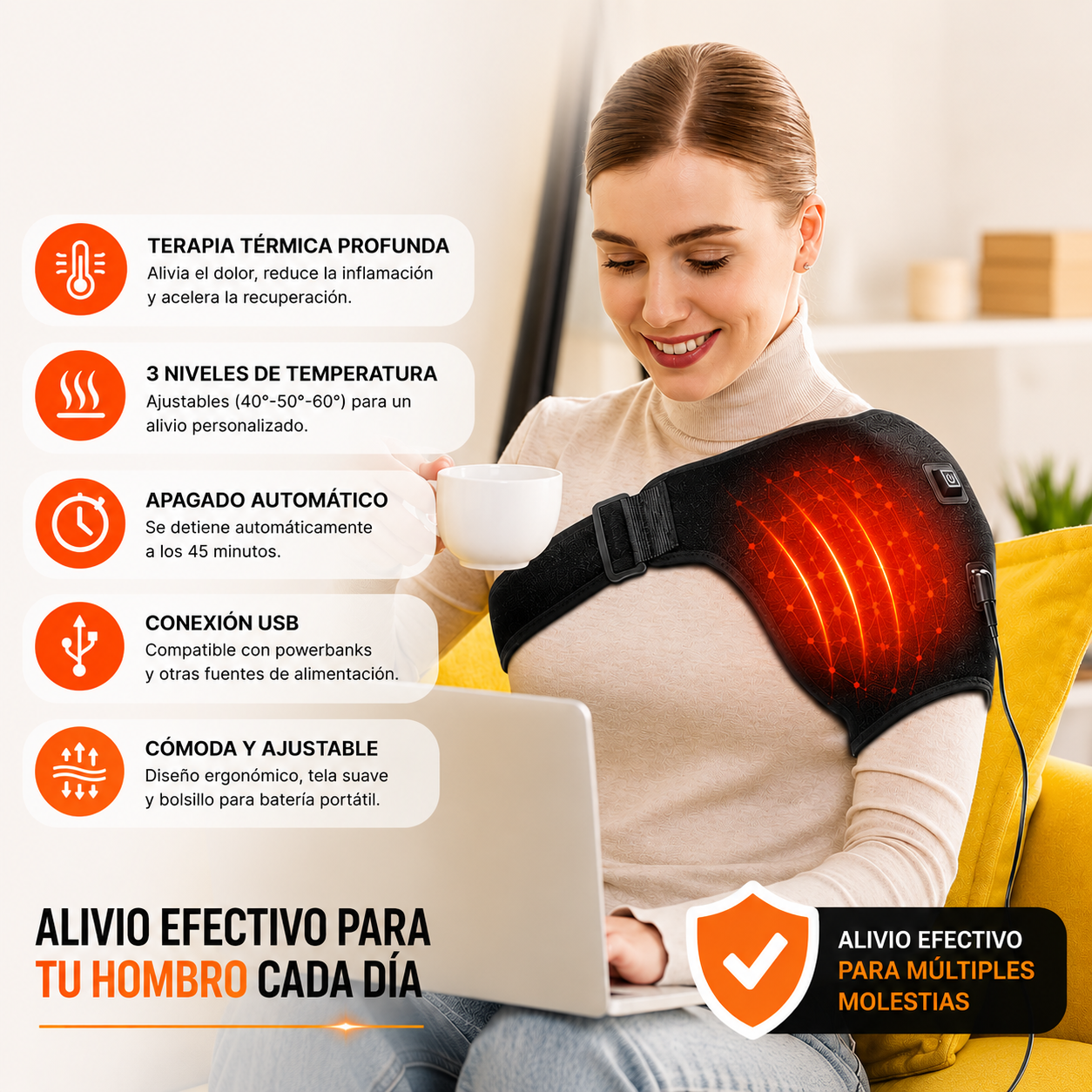 Hombrera Térmica Ortopédica