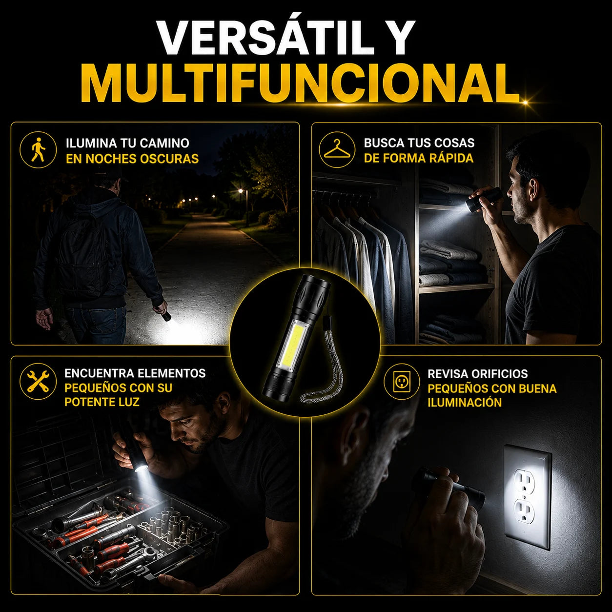 Mini Linterna LumiLed | Ilumina cada emergencia en cualquier lugar.