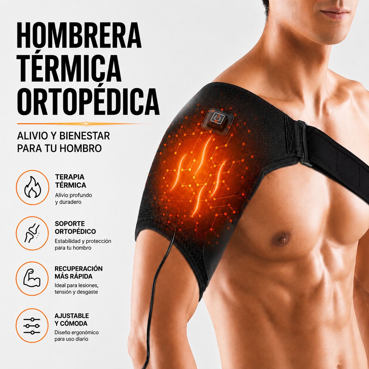 Hombrera Térmica Ortopédica
